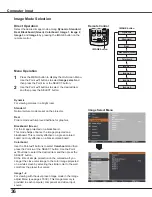 Preview for 36 page of Sanyo PLC-WXU7000A Owner'S Manual