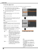 Preview for 46 page of Sanyo PLC-WXU7000A Owner'S Manual