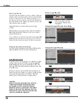 Preview for 52 page of Sanyo PLC-WXU7000A Owner'S Manual