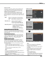 Preview for 55 page of Sanyo PLC-WXU7000A Owner'S Manual