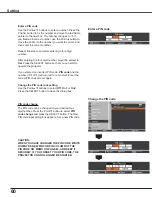 Preview for 60 page of Sanyo PLC-WXU7000A Owner'S Manual