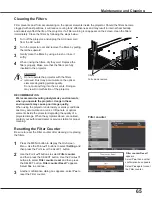 Preview for 65 page of Sanyo PLC-WXU7000A Owner'S Manual