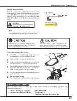 Preview for 67 page of Sanyo PLC-WXU7000A Owner'S Manual