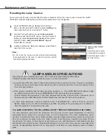 Preview for 68 page of Sanyo PLC-WXU7000A Owner'S Manual