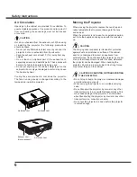 Preview for 6 page of Sanyo PLC-WXU700A Owner'S Manual