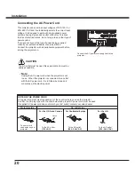 Preview for 20 page of Sanyo PLC-WXU700A Owner'S Manual