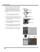 Preview for 24 page of Sanyo PLC-WXU700A Owner'S Manual