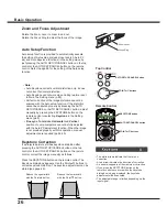 Preview for 26 page of Sanyo PLC-WXU700A Owner'S Manual