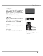 Preview for 29 page of Sanyo PLC-WXU700A Owner'S Manual