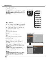 Preview for 36 page of Sanyo PLC-WXU700A Owner'S Manual