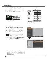 Preview for 40 page of Sanyo PLC-WXU700A Owner'S Manual