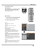 Preview for 43 page of Sanyo PLC-WXU700A Owner'S Manual