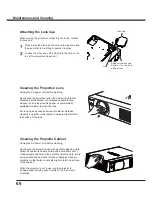 Preview for 66 page of Sanyo PLC-WXU700A Owner'S Manual