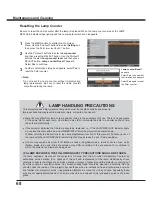 Preview for 68 page of Sanyo PLC-WXU700A Owner'S Manual