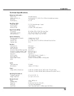 Preview for 79 page of Sanyo PLC-WXU700A Owner'S Manual