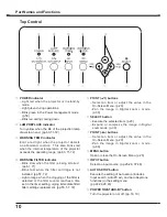 Preview for 10 page of Sanyo PLC-XC50 - 2600 Lumens Owner'S Manual