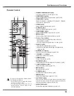 Preview for 11 page of Sanyo PLC-XC50 - 2600 Lumens Owner'S Manual