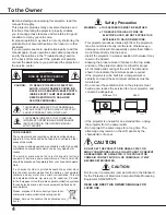 Preview for 4 page of Sanyo PLC-XC50A Owner'S Manual