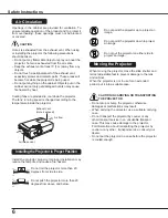 Preview for 6 page of Sanyo PLC-XC50A Owner'S Manual