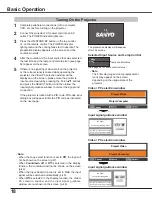 Preview for 18 page of Sanyo PLC-XC50A Owner'S Manual