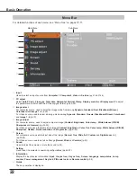 Preview for 22 page of Sanyo PLC-XC50A Owner'S Manual