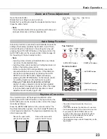 Preview for 23 page of Sanyo PLC-XC50A Owner'S Manual