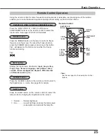 Preview for 25 page of Sanyo PLC-XC50A Owner'S Manual