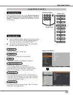 Preview for 33 page of Sanyo PLC-XC50A Owner'S Manual