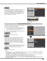 Preview for 35 page of Sanyo PLC-XC50A Owner'S Manual