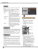 Preview for 36 page of Sanyo PLC-XC50A Owner'S Manual