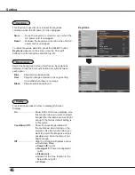 Preview for 46 page of Sanyo PLC-XC50A Owner'S Manual