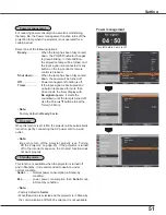 Preview for 51 page of Sanyo PLC-XC50A Owner'S Manual