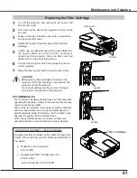 Preview for 61 page of Sanyo PLC-XC50A Owner'S Manual