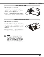 Preview for 63 page of Sanyo PLC-XC50A Owner'S Manual