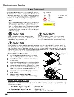 Preview for 64 page of Sanyo PLC-XC50A Owner'S Manual