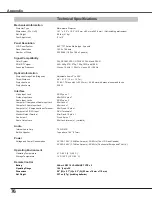 Preview for 76 page of Sanyo PLC-XC50A Owner'S Manual