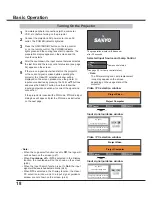 Preview for 18 page of Sanyo PLC-XC56 Owner'S Manual