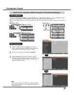 Preview for 27 page of Sanyo PLC-XC56 Owner'S Manual