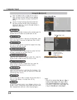 Preview for 34 page of Sanyo PLC-XC56 Owner'S Manual