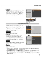 Preview for 35 page of Sanyo PLC-XC56 Owner'S Manual