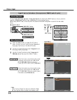 Preview for 38 page of Sanyo PLC-XC56 Owner'S Manual