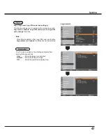 Preview for 47 page of Sanyo PLC-XC56 Owner'S Manual