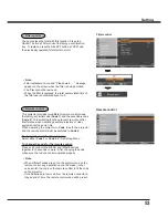 Preview for 53 page of Sanyo PLC-XC56 Owner'S Manual