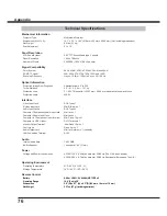 Preview for 76 page of Sanyo PLC-XC56 Owner'S Manual