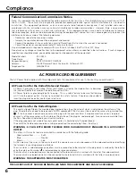 Preview for 6 page of Sanyo PLC-XE20 Owner'S Manual