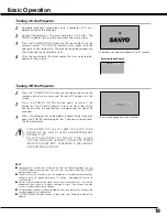 Preview for 19 page of Sanyo PLC-XE20 Owner'S Manual