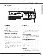 Preview for 9 page of Sanyo PLC-XE30 Owner'S Manual