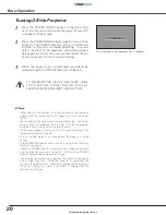 Preview for 20 page of Sanyo PLC-XE30 Owner'S Manual