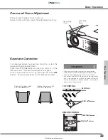 Preview for 23 page of Sanyo PLC-XE30 Owner'S Manual