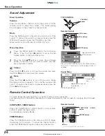 Preview for 24 page of Sanyo PLC-XE30 Owner'S Manual